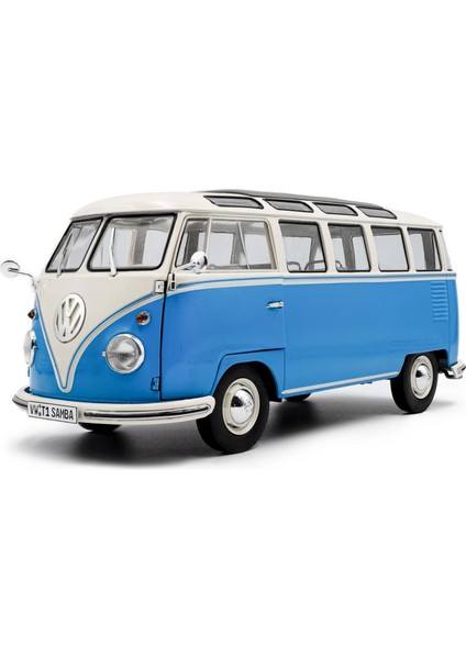 1/18 Volkswagen T1 Samba – Blue / Whıte – 1962