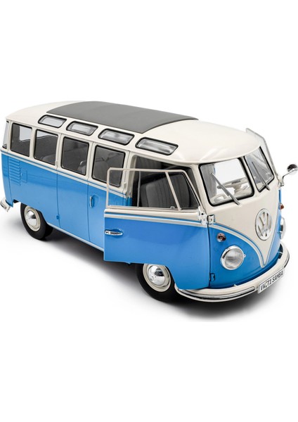 1/18 Volkswagen T1 Samba – Blue / Whıte – 1962 modelleri