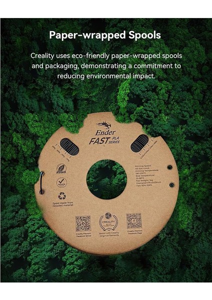 Ender Fast Mor 1.75MM Pla 3D Baskı Filamenti - fiyatları