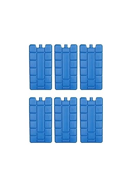 Buz Aküsü Extra Soğutma Özellikli Sıvılı 400 ml Kaset Termos Buz Aküsü 60 Saat Koruma 6 Adet