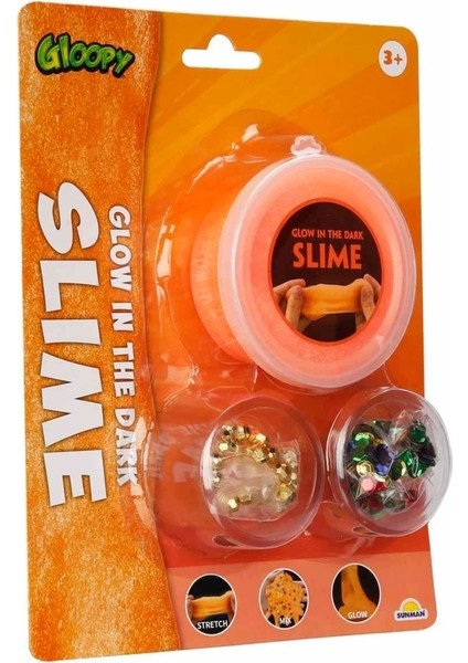 Bfs Gloopy Karanlıkta Parlayan Turuncu Slime modelleri
