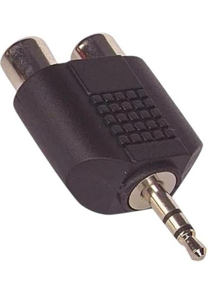 2rca Dişi-3.5 mm Stereo Erkek Çevirici Jack