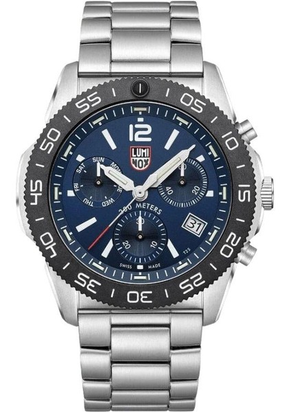 XS.3144 Lumınox Pacıfıc Dıver Chronograph 3140 (Isviçre Üretimi Ronda Z60 Mekanizmalı) Erkek Kol Saati
