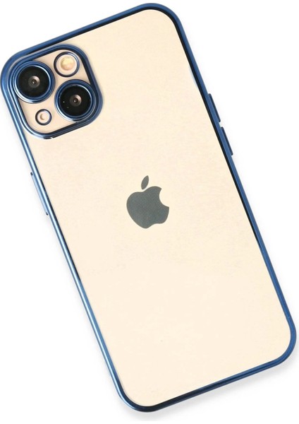 iPhone 14 Kılıf Razer Lensli Silikon - Açık Mavi modelleri