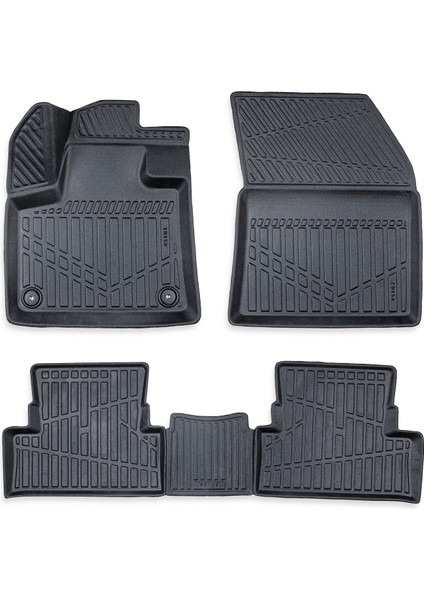 Peugeot 3008 2017-2024 Arası Myk 3D Premium Havuzlu Oto Paspas ve 3D Bagaj Havuzu