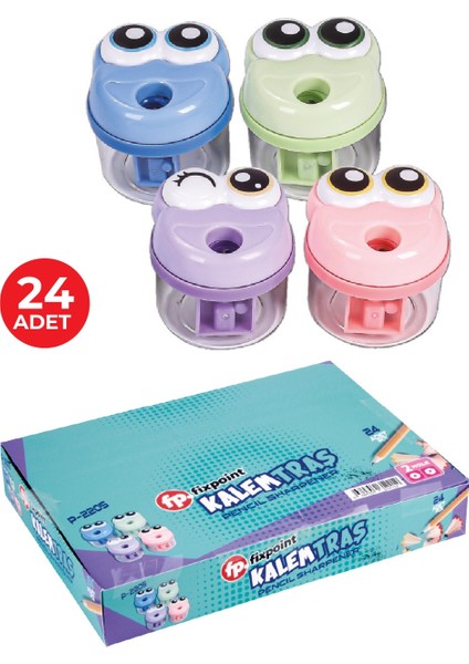 Kalemtraş Çiftli Kurbağa 24LÜ P-2205