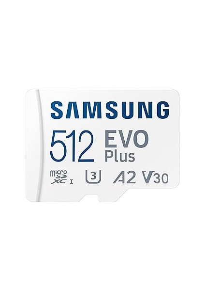 Evo Plus W/sd Adaptör 512GB Micro Sdxc, 130MB/S'YE Kadar, Oyun Cihazları Genişletilmiş