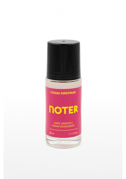 Noter Hafif Hissiyatlı Ferah Jel Deodorant-50 ml