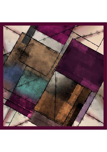 Nıne Soft 0120 Mürdüm Eşarp