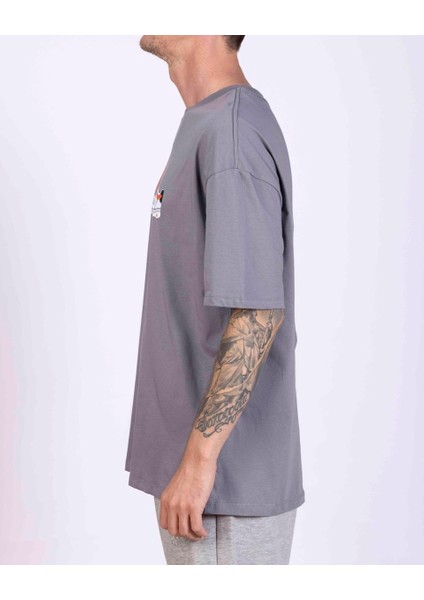 Authentic Taster Erkek Gri Regular Fit Tişört fırsatları