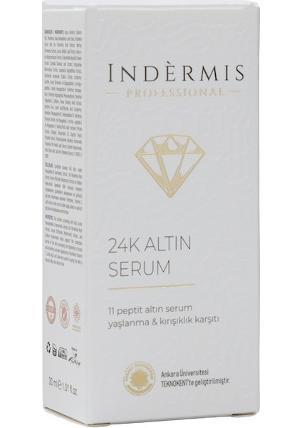 Indermis 24K Altın Serum fiyatları