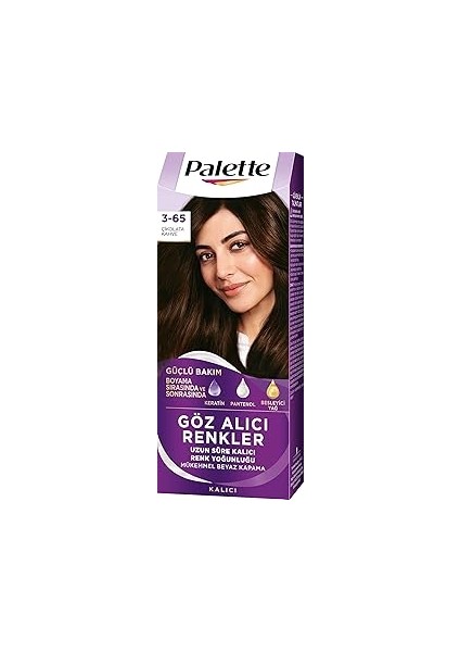 Palette Yoğun Saç Boyası 3.65 Çikolata Kahve