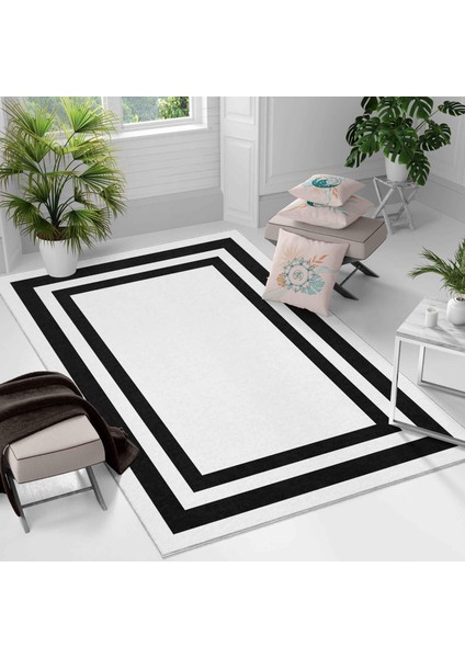 Kaymaz Taban Yıkanabilir Halı – Mutfak, Salon, Yatak Odası Için Modern Dijital Baskı Halı