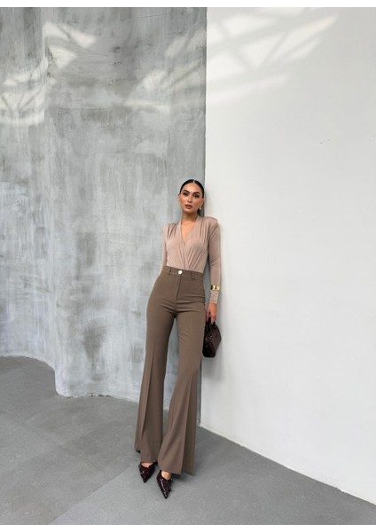 230 gr Poly Viscose Full Lycra Ispanyol Paça Pantolon