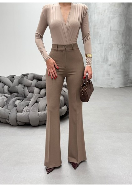 230 gr Poly Viscose Full Lycra Ispanyol Paça Pantolon modelleri