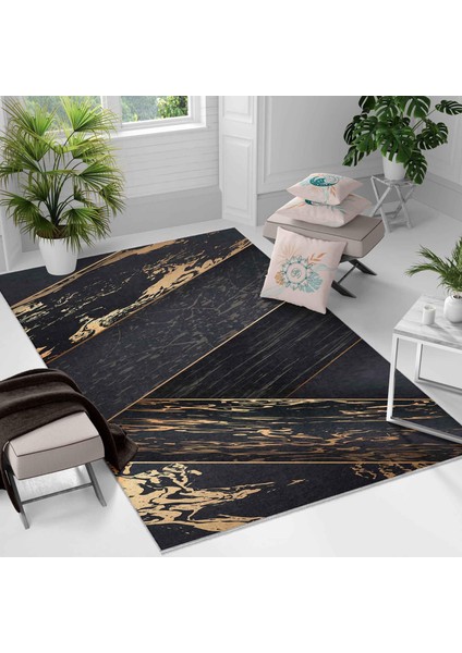 Kaymaz Taban Yıkanabilir Halı – Mutfak, Salon, Yatak Odası Için Modern Dijital Baskı Halı