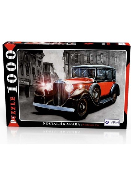 Nostaljik Araba 1000 Parça Puzzle
