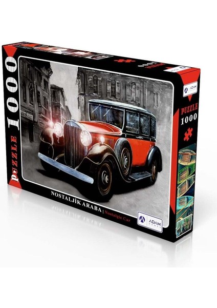 Nostaljik Araba 1000 Parça Puzzle fiyatları