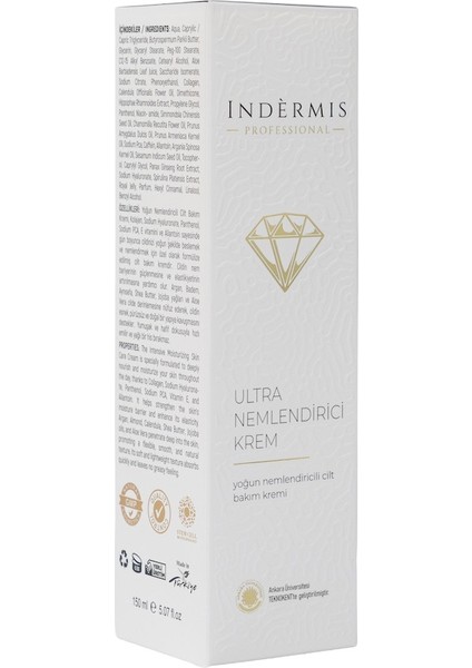 Indermis Ultra Nemlendirici Krem – Yoğun Nem Bakımı fiyatları