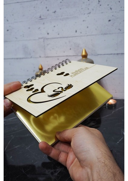 Kuğu Aşk Ahşap Plan Defteri - Tarihsiz Ajanda - Haftalık Planlayıcı (Süresiz Planlayıcı) A5 fiyatları