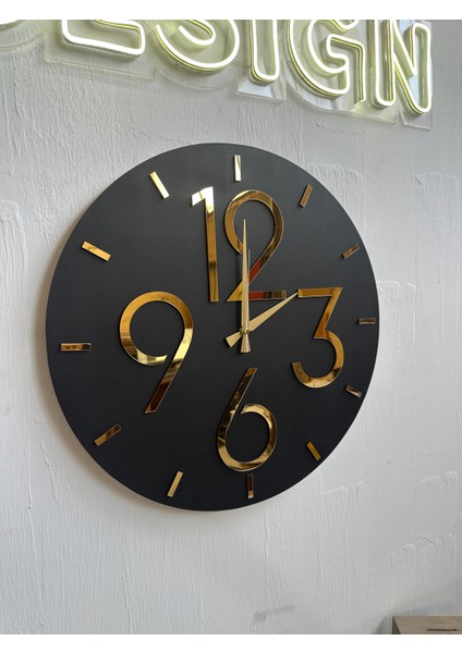 Dekoratif Ahşap Tasarım Duvar Saati