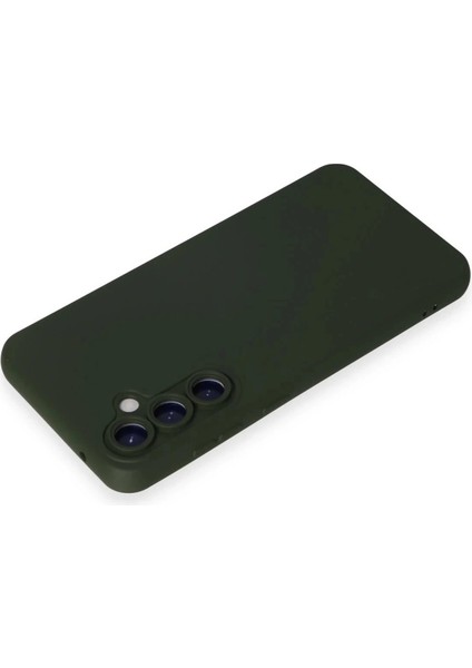 Samsung Galaxy S23 Fe Kılıf Nano Içi Kadife Silikon - Koyu Yeşil modelleri
