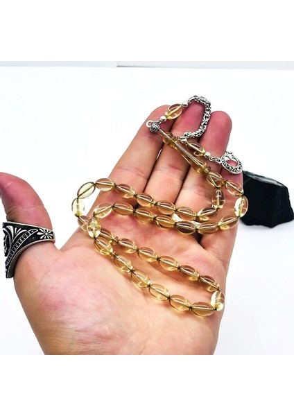 Şeffaf Model Sıkma Ateş Kehribar Tesbih modelleri