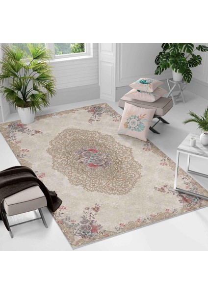 Kaymaz Taban Yıkanabilir Halı – Mutfak, Salon, Yatak Odası Için Modern Dijital Baskı Halı