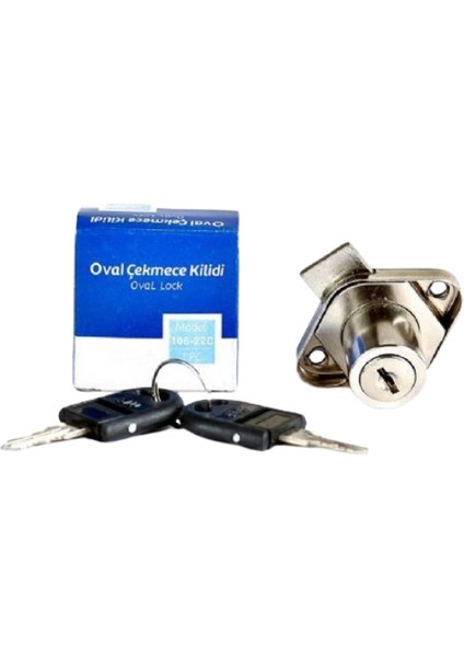 Oval Çekmece Kilidi Anahtarlı Dolap Mobilya Kilidi(Oval) modelleri
