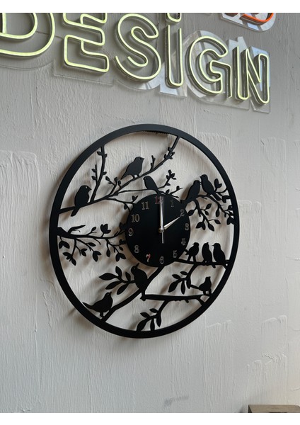 Dekoratif Ahşap Tasarım Duvar Saati modelleri