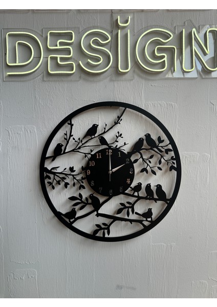 Dekoratif Ahşap Tasarım Duvar Saati fırsatları