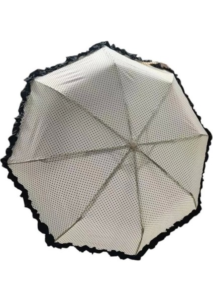 Bfs TK-3665 Katlanır Otomatik Şemsiye 8 Telli Desenli Fırfırlı fiyatları