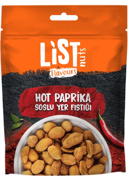List Flavours Hot Paprika Soslu Yer Fıstığı 110 G fiyatları