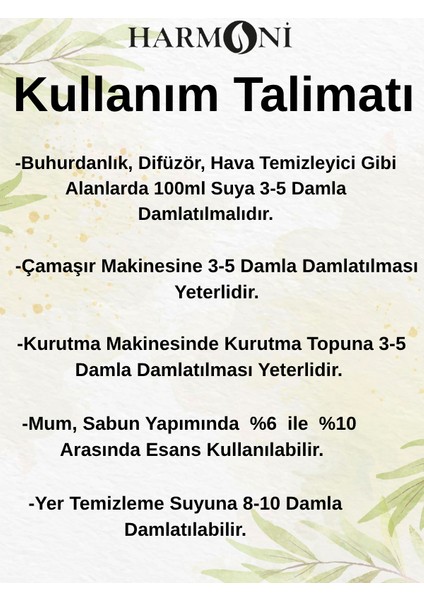 Pudra Esansiyel Uçucu Koku 10ML Difüzör Esansı Buhurdanlık Yağı ve Oda Kokus