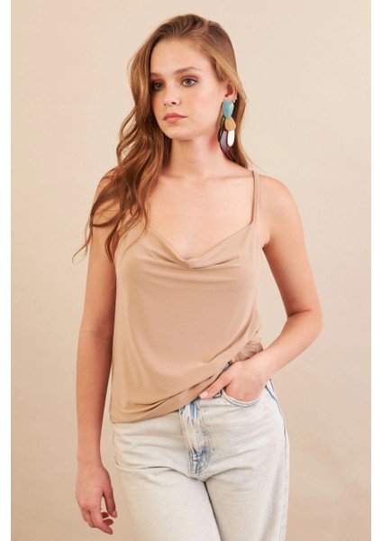 Kadın Vanilya Degaje Yaka Bluz LPP1286-90 fiyatları