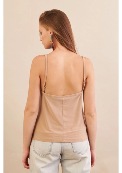 Kadın Vanilya Degaje Yaka Bluz LPP1286-90 modelleri