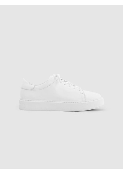 Italyan Stil Iç Dış Naturel Deri Erkek Ayakkabı Beyaz T13906 fiyatları