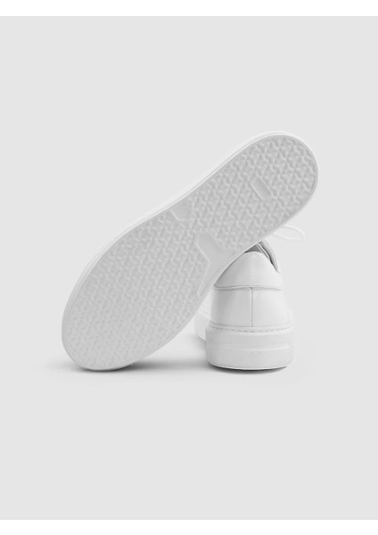 Italyan Stil Iç Dış Naturel Deri Erkek Ayakkabı Beyaz T13906 modelleri