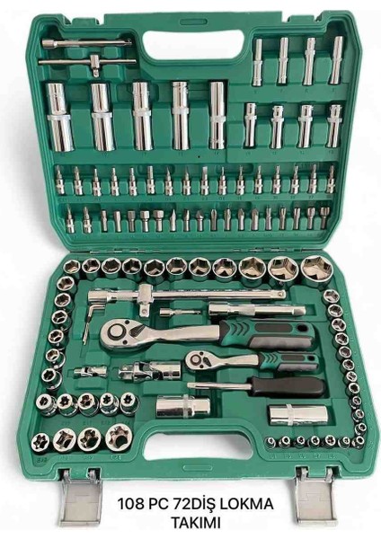 108 Parça Cırcır Seti Pc 72 Diş Lokma TAKIMI108 Pcs Parça Lokma Takımı Tam fiyatları