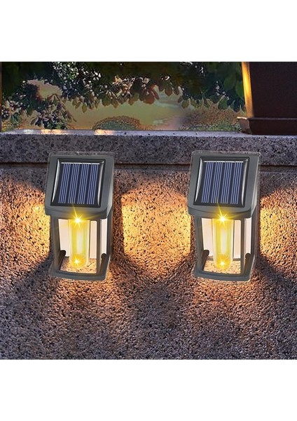 2'li Güneş Enerjili Akıllı Bahçe Lambası Seti - Otomatik Sensörlü, Su Geçirmez indirimleri