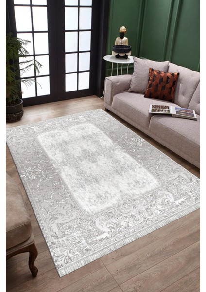 Kaymaz Tabanlı Halı Kolay Süpürülebilir Makinede Yıkanabilir Kilim Dot Tabanlı Salon Halısı 3077D modelleri