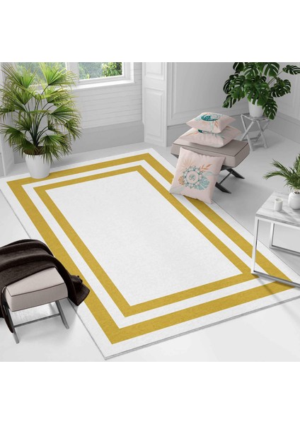 Kaymaz Taban Yıkanabilir Halı – Mutfak, Salon, Yatak Odası Için Modern Dijital Baskı Halı (SLNHAL167)