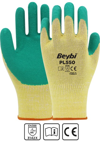 Pamuk Örme Eldiven PL-550 No:9 - 1çift