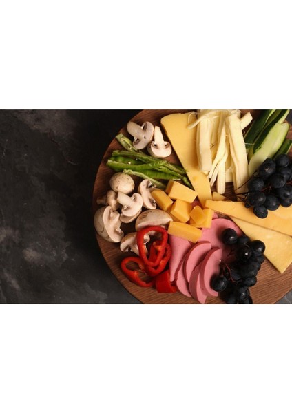 Doğal Ahşap Pasta Kek Standı , Ahşap Ayaklı Kek Standı,mermer Sunumluk, Mermer Peynir Tabağı 28 cm fırsatları