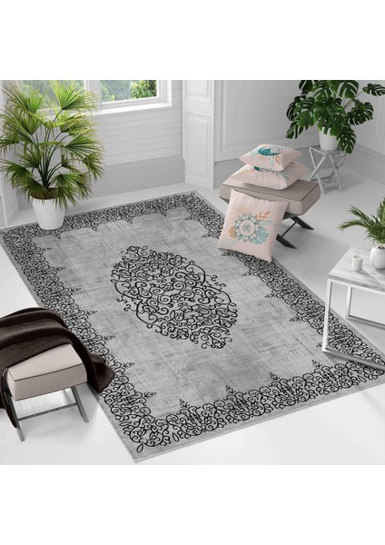 Kaymaz Taban Yıkanabilir Halı – Mutfak, Salon, Yatak Odası Için Modern Dijital Baskı Halı