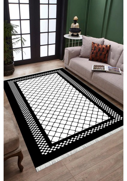 Puantiyeli Kilim Makinede Yıkanabilir Kaymaz Tabanlı Halı Yolluk Dot Tabanlı Salon Halısı 0099A fırsatları