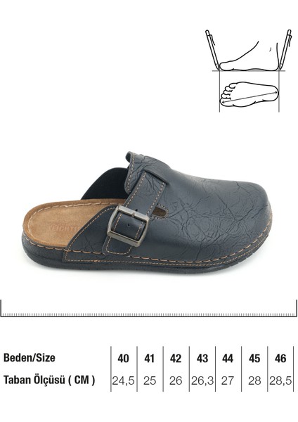 Erkek Iç Taban Hakiki Deri Tek Toka Ayarlanabilir Ev Bahçe Günlük Terlik fiyatları