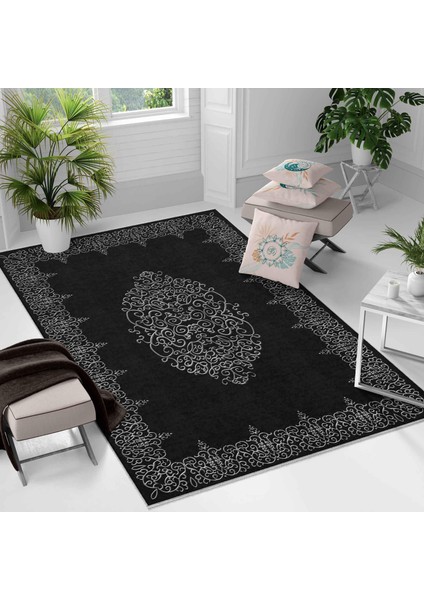 Kaymaz Taban Yıkanabilir Halı – Mutfak, Salon, Yatak Odası Için Modern Dijital Baskı Halı