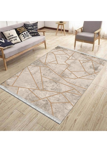 Makinede Yıkanabilir Kaymaz Tabanlı Halı Oval Yuvarlak Yolluk Dot Tabanlı Salon Halısı 0086C modelleri