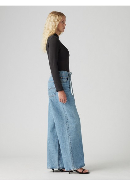 Xl Straıght Kadın Mavi Jean Pantolon 001TK-0001 fiyatları